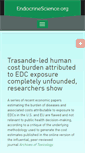 Mobile Screenshot of endocrinescience.org
