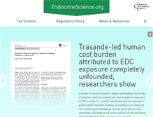Tablet Screenshot of endocrinescience.org